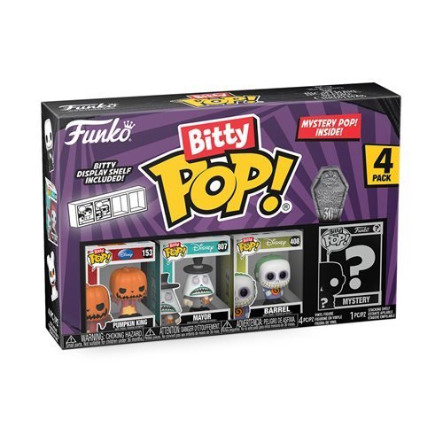 ToyShnip Funko The Nightmare Before Christmas Bitty Pop! Mini-Figure 4-Pack -