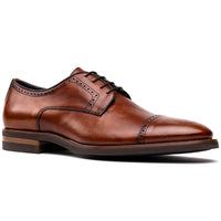 Zelli Italia 25-548-CGN GIOVANNI Italian Calfskin Lace Up Cognac