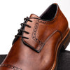 Zelli Italia 25-548-CGN GIOVANNI Italian Calfskin Lace Up Cognac