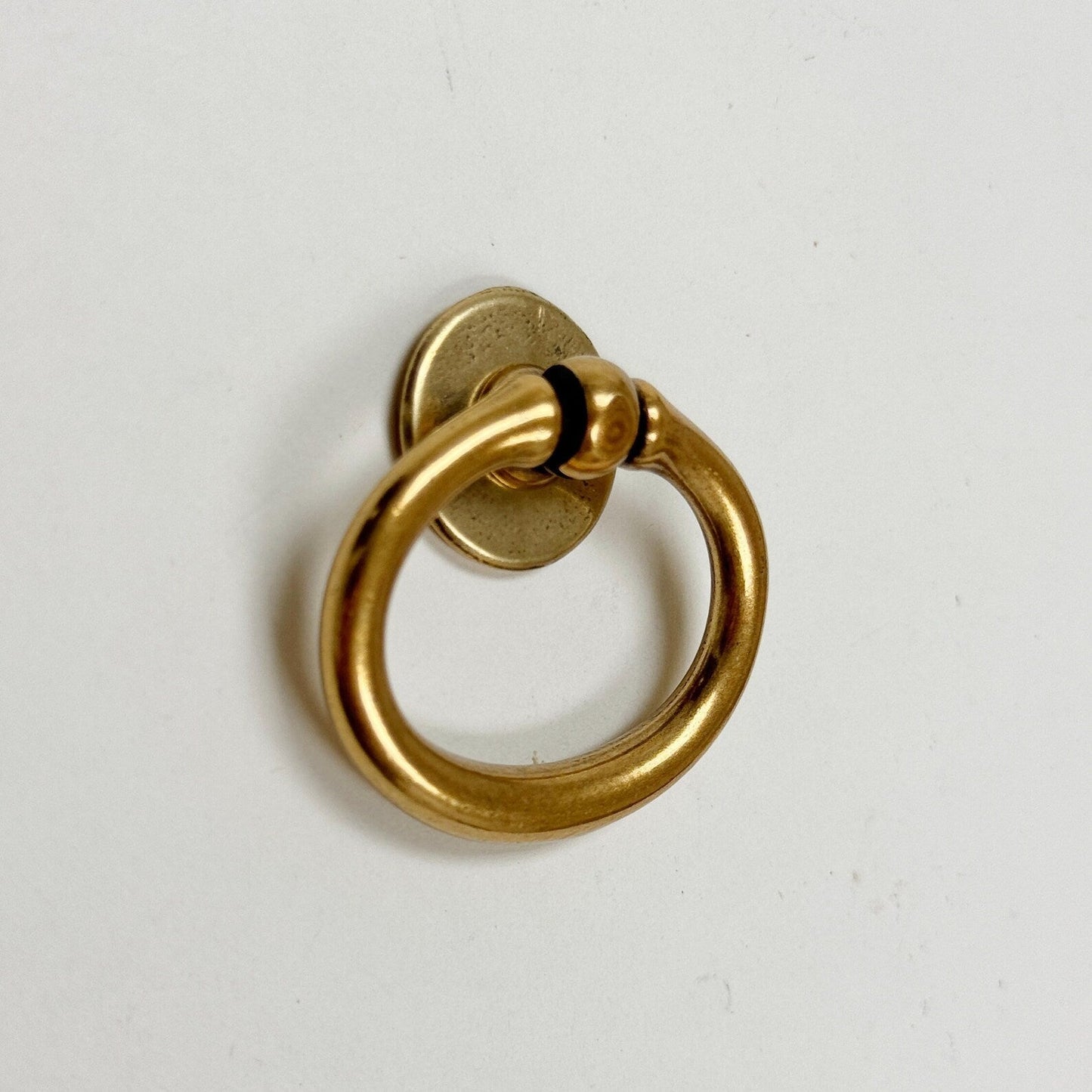 Brass Ring Pulls "Bail" Antique Brass Hardware