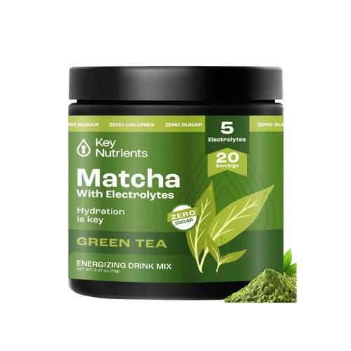 Matcha Powder with Electrolytes Key Nutrients