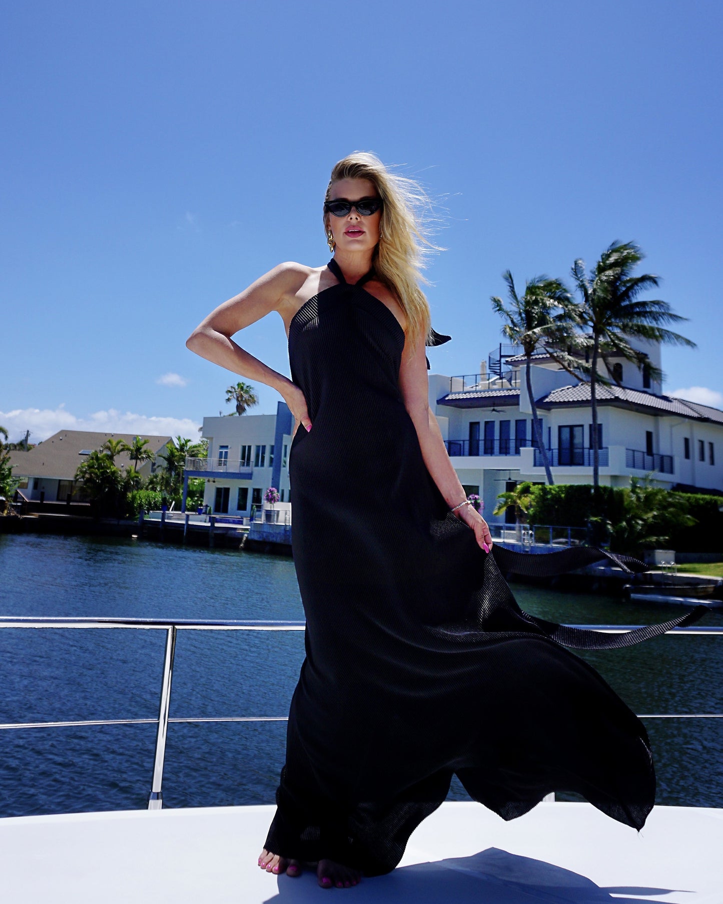 Baliawear Baliawear Monaco Maxi Dress - Plisse