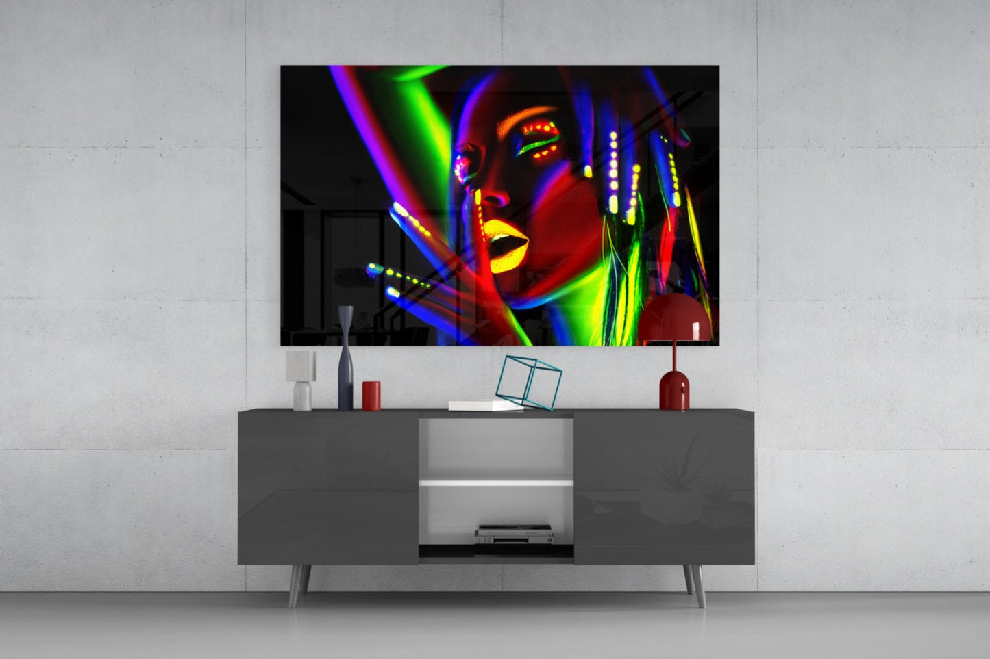 Insigneart USA Insigneart USA Female Portrait 28 Glass Wall Art