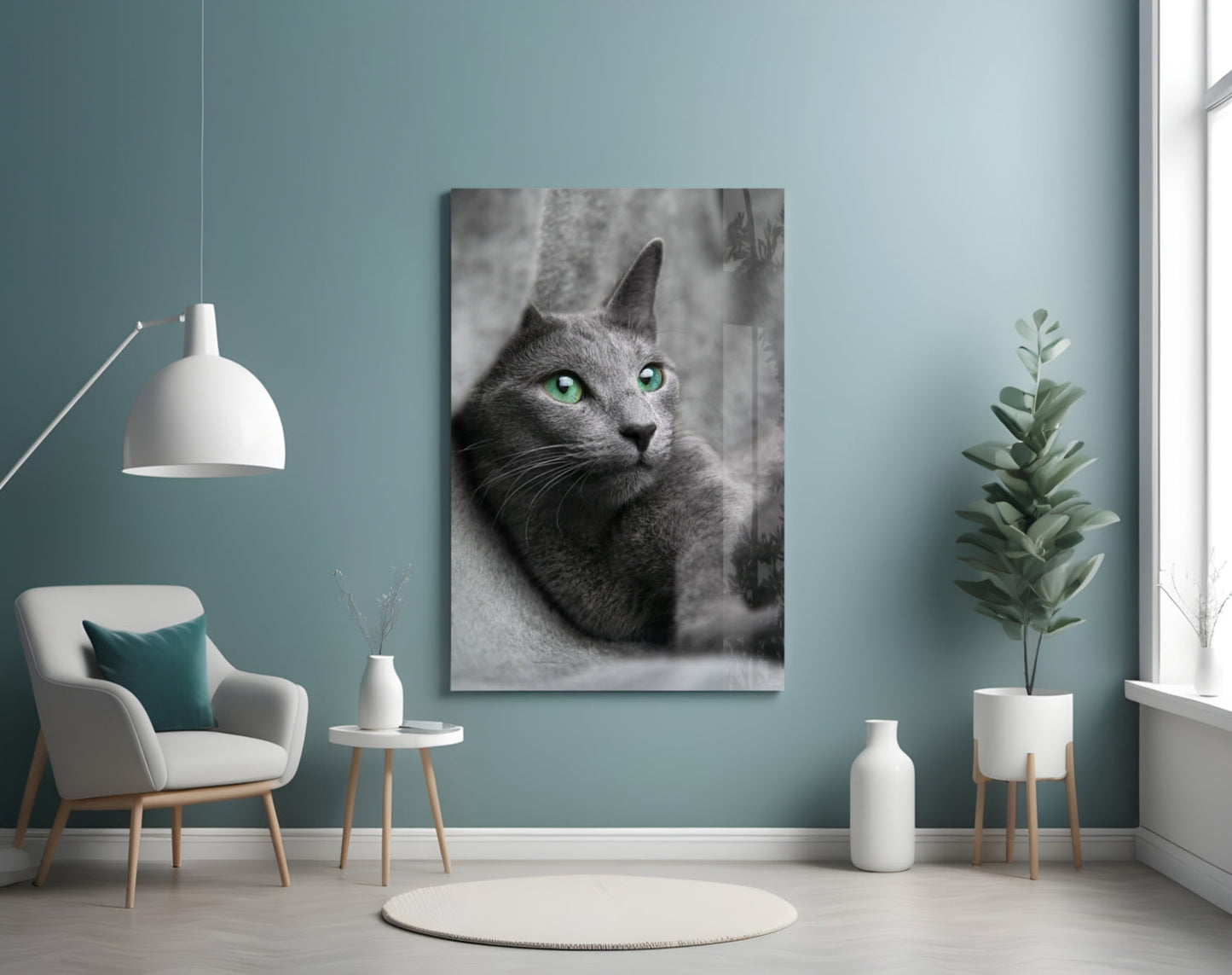Insigneart USA Insigneart USA Cat Glass Wall Art