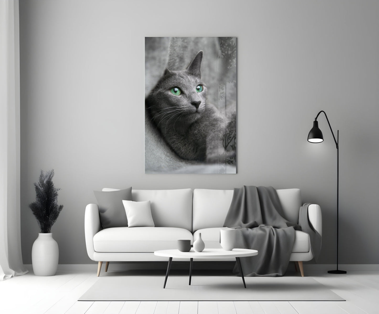 Insigneart USA Insigneart USA Cat Glass Wall Art
