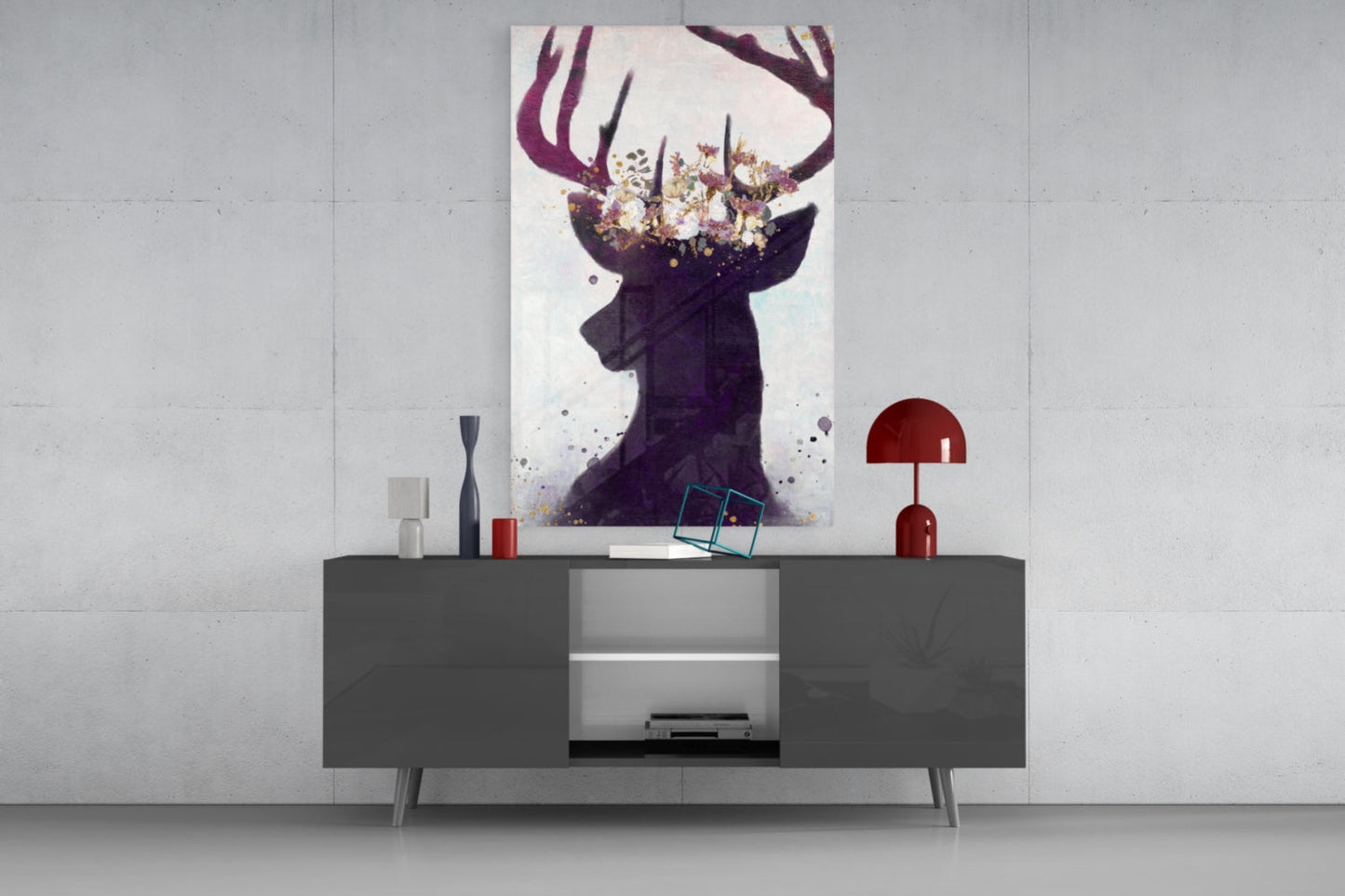 Insigneart USA Insigneart USA Deer Glass Wall Art