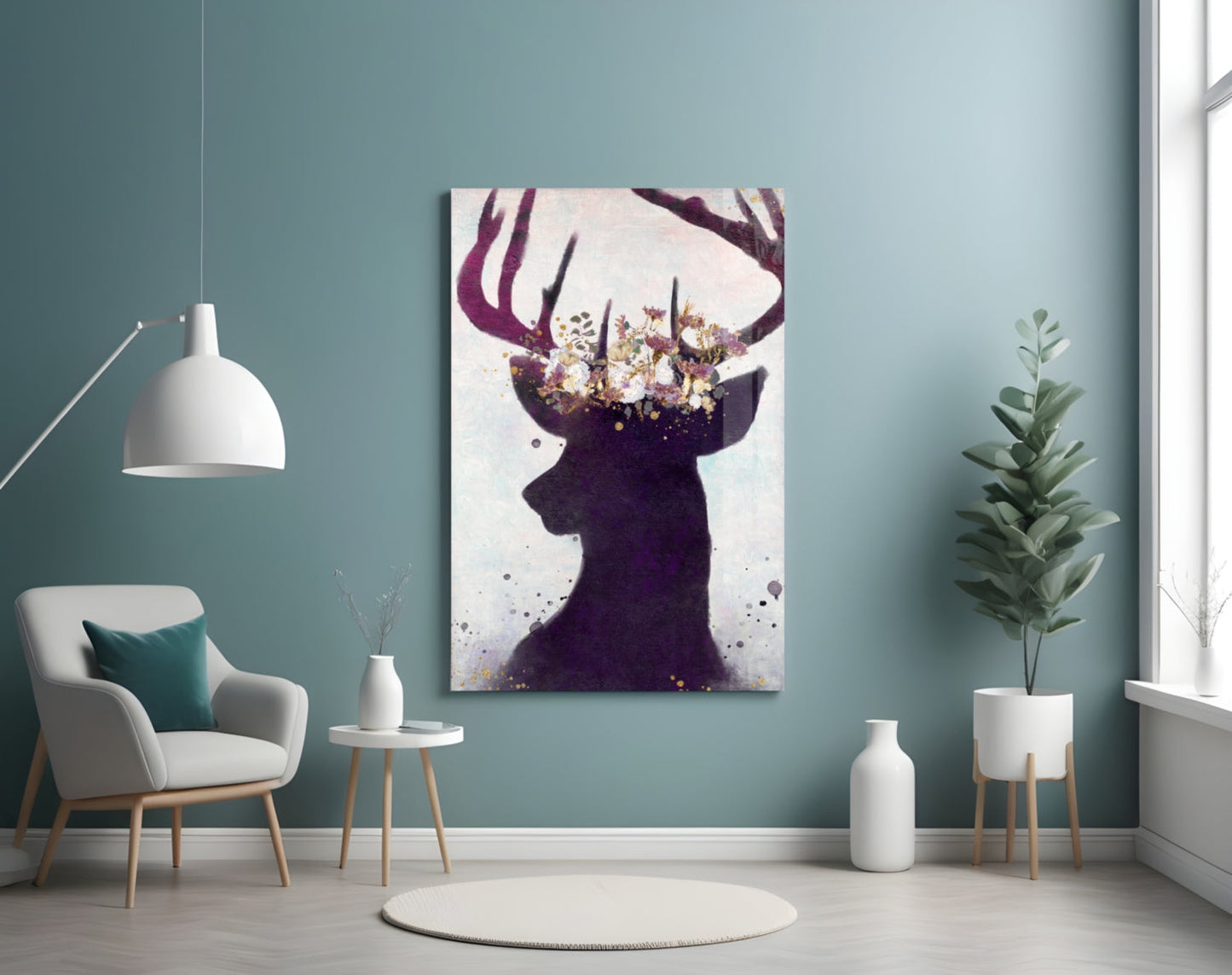 Insigneart USA Insigneart USA Deer Glass Wall Art