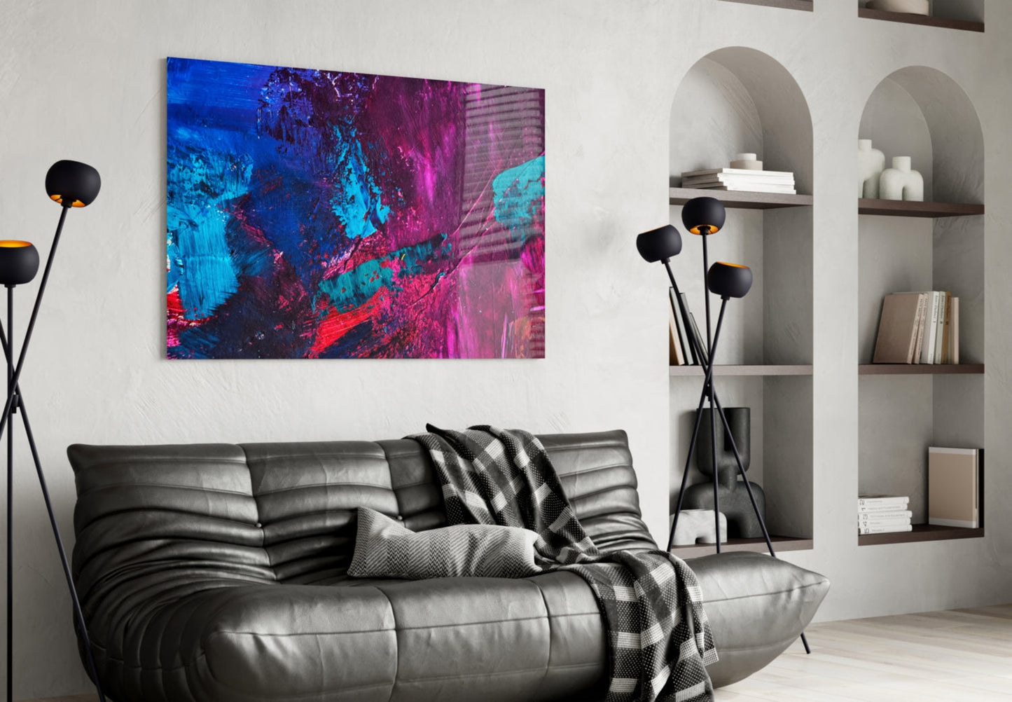 Insigneart USA Insigneart USA Abstract Colors Glass Wall Art