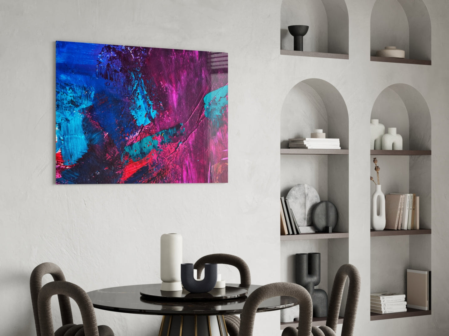Insigneart USA Insigneart USA Abstract Colors Glass Wall Art