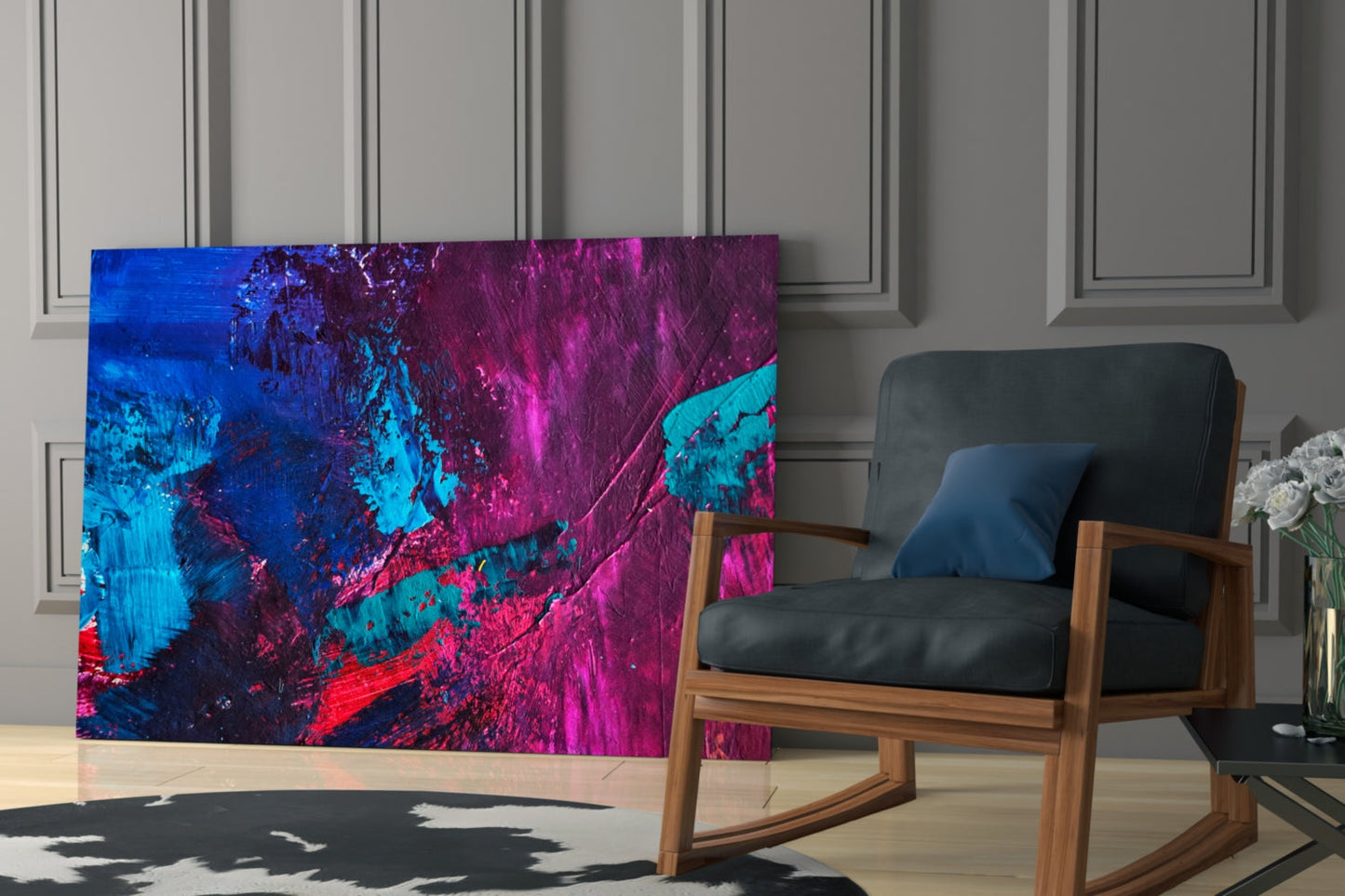 Insigneart USA Insigneart USA Abstract Colors Glass Wall Art