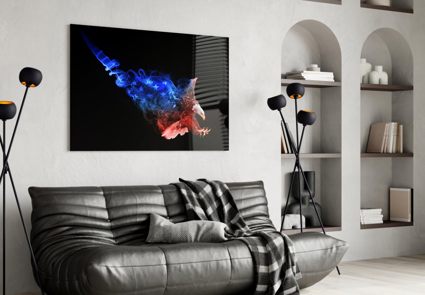 Insigneart USA Insigneart USA Eagle Glass Wall Art