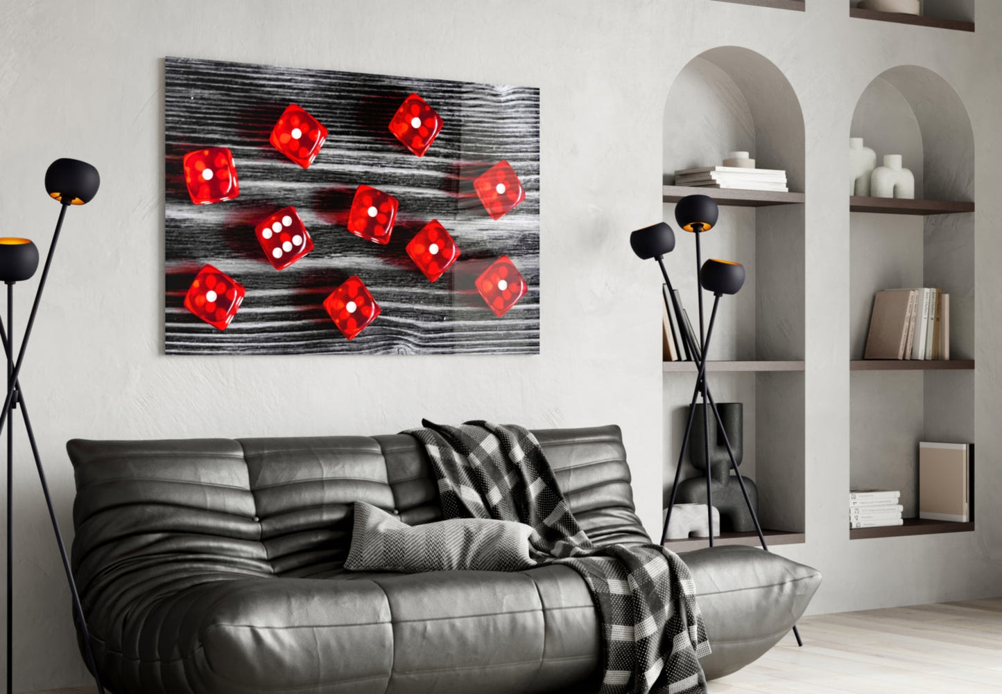 Insigneart USA Insigneart USA Dice Glass Wall Art