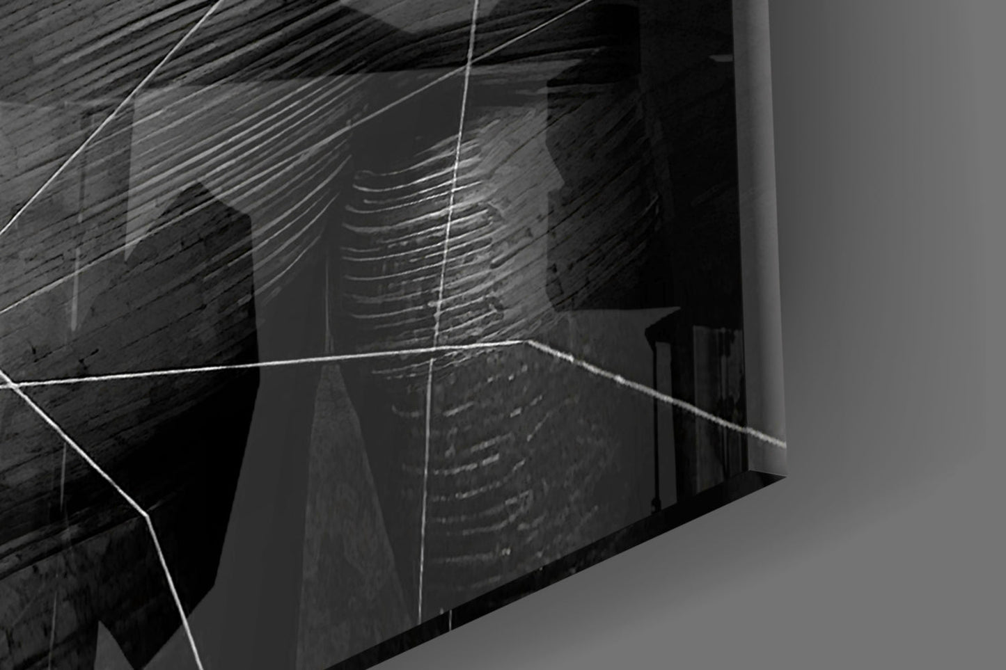 Insigneart USA Insigneart USA Darko Gray Glass Wall Art