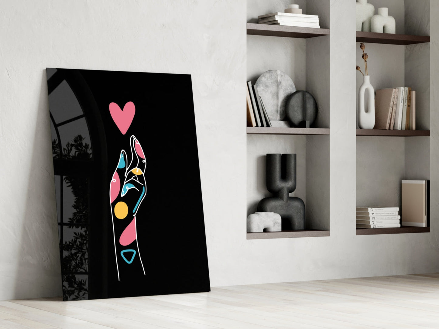 Insigneart USA Insigneart USA Abstract Colorful Hand Glass Wall Art