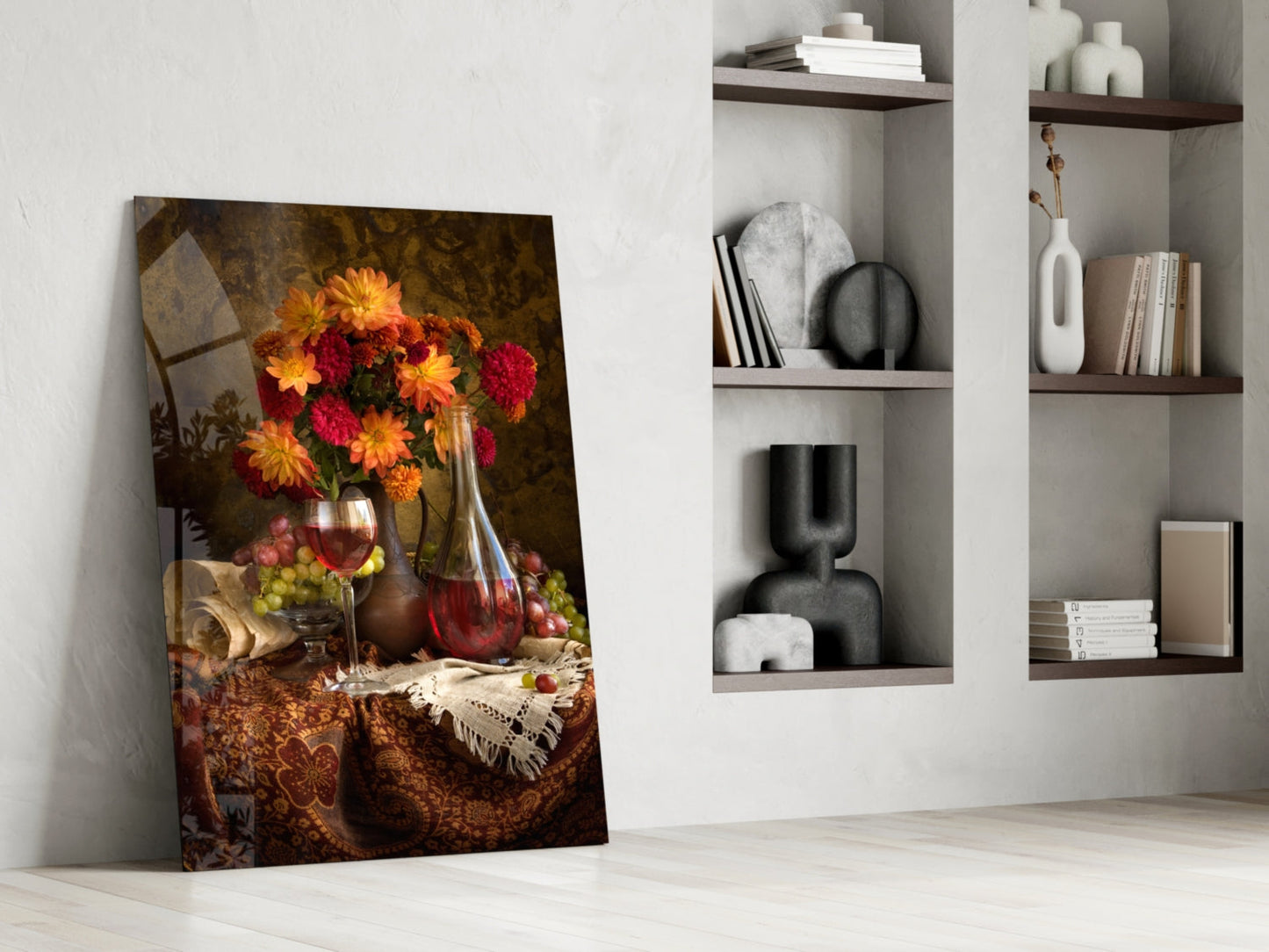 Insigneart USA Insigneart USA Chalice and Flowers Glass Wall Art
