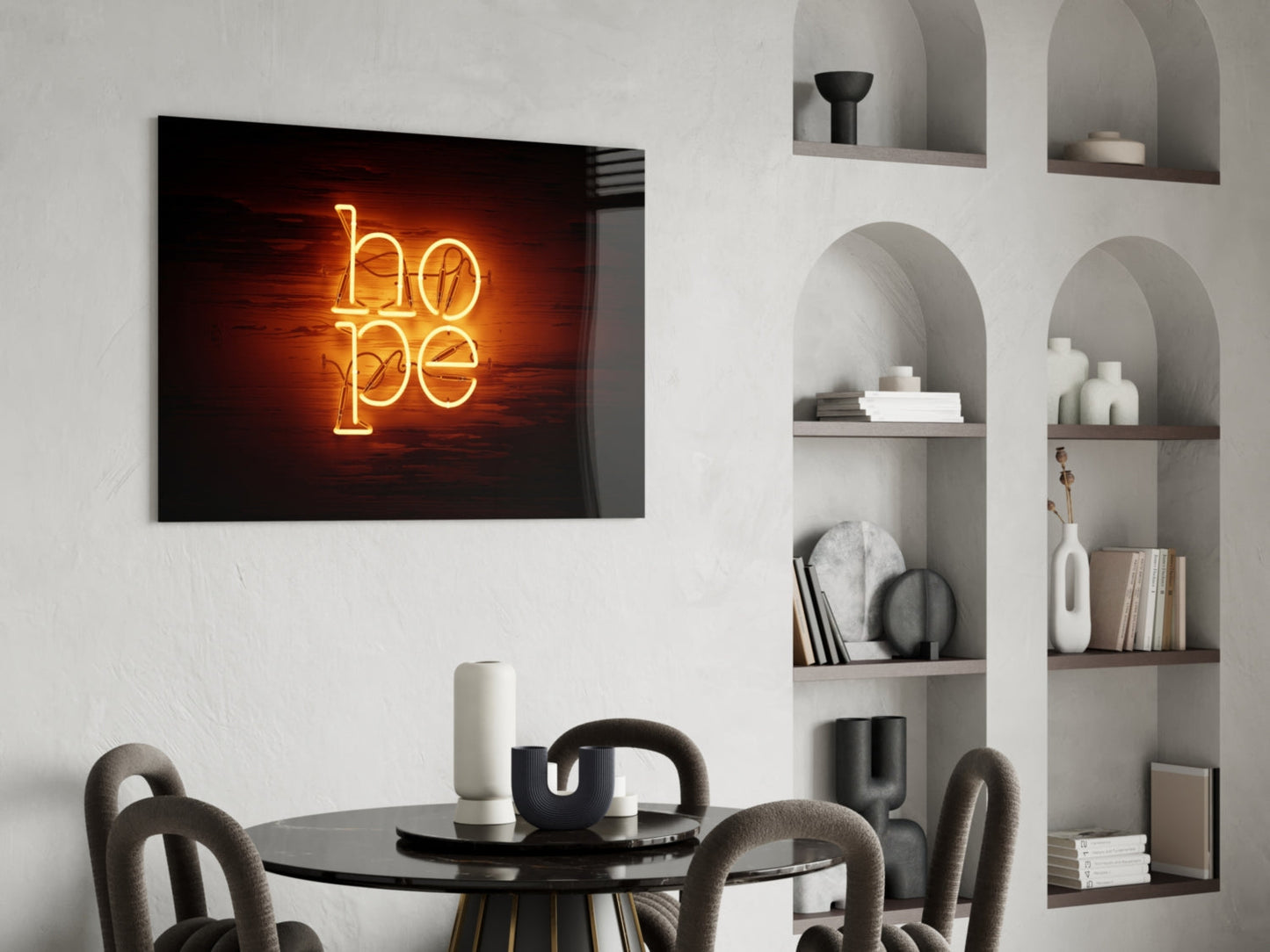 Insigneart USA Insigneart USA “Hope” Glass Wall Art