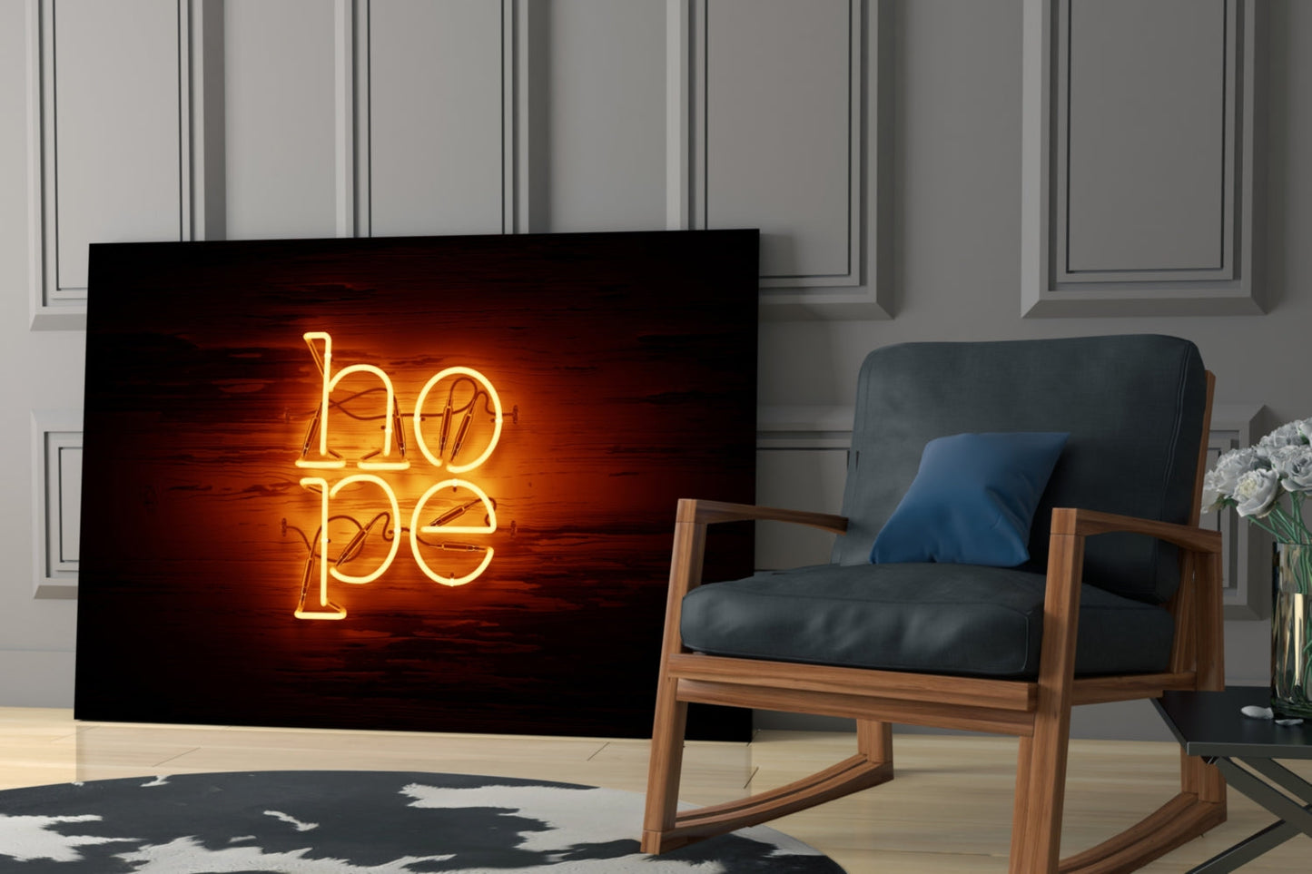 Insigneart USA Insigneart USA “Hope” Glass Wall Art