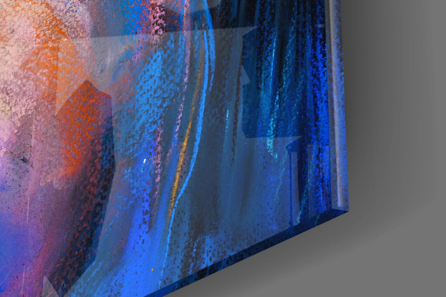 White Horse Glass Wall Art