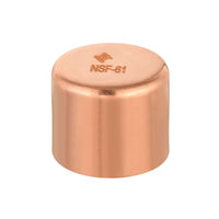 1-1/2" Solder Copper Pipe End Cap (Plug) Plumbingsell