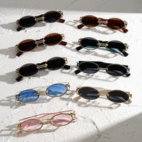Retro Oval Frame Sunglasses HTO Apparel