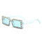 UV400 UV Protection / Transparent Blue Frame Blue Lens
