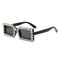 UV400 UV Protection / Bright Black Frame Gray Lens