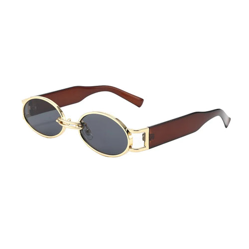 Retro Oval Frame Sunglasses HTO Apparel