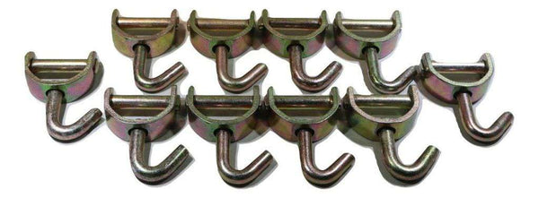 2 Inch Swivel J Hook for Auto Hauling Ratchet Strap Assemblies 10 PACK | 2SJX10 RatchetStrap.Com