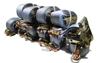 2" x 16 Ft Ratchet Strap w/ Spg E & Wire Hk for E & F-Tracks 10 PACK | R16EW RatchetStrap.Com