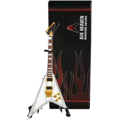 ToyShnip Randy Rhoads White Flying V Miniature Guitar Replica