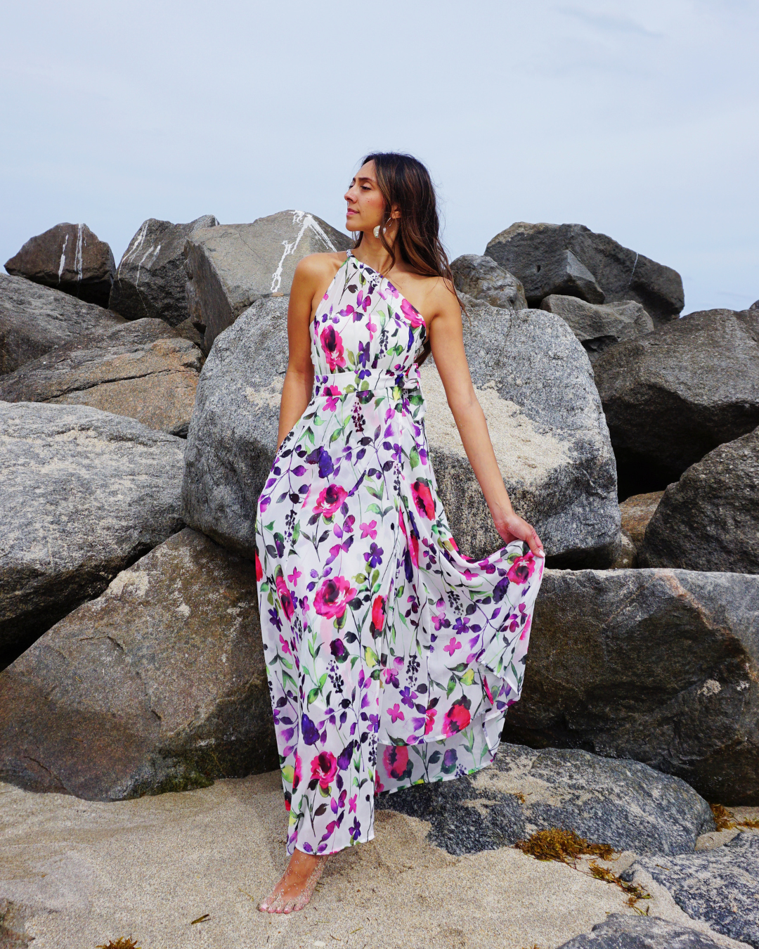Baliawear Baliawear Show Skirt - Rose Bloom