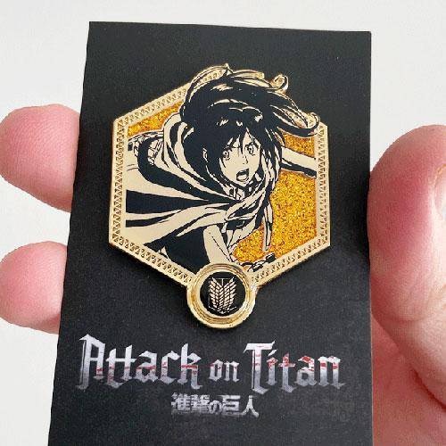 ToyShnip Zen Monkey Attack on Titan Golden Series - 1st Edition Enamel Pin -