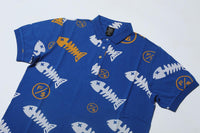 Fly Supply Co Fly Supply Co Fishscale Polo (Blue)