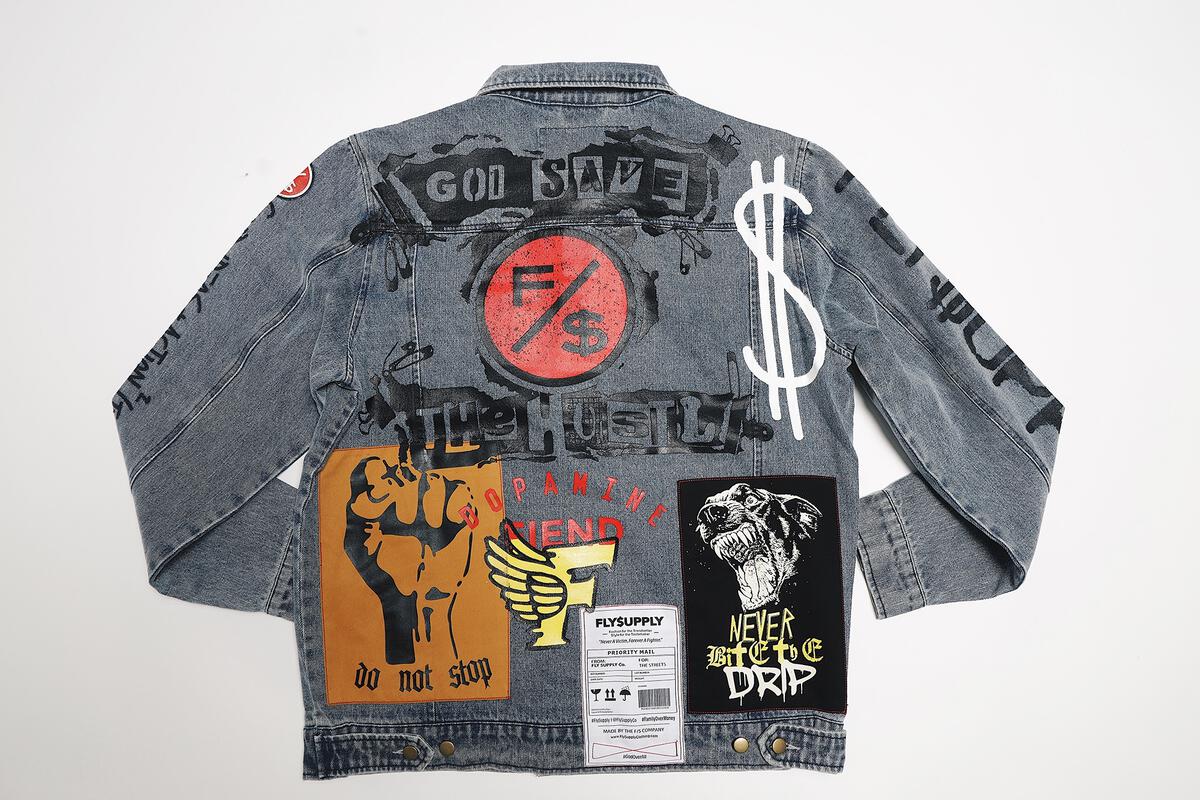Fly Supply Co Fly Supply Co New Rich Denim Jacket (Denim)