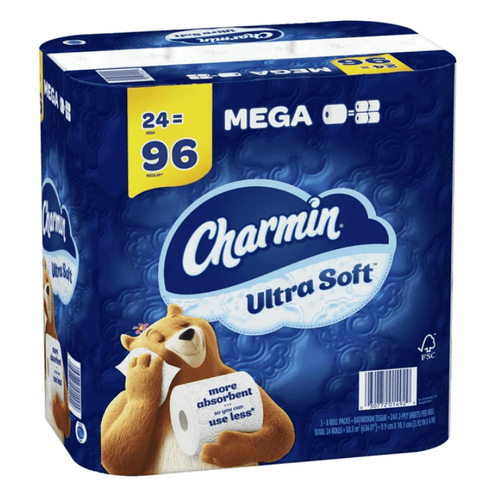 Charmin Ultra Soft Toilet Paper, 24 Mega Roll EasyOptionXY LLC