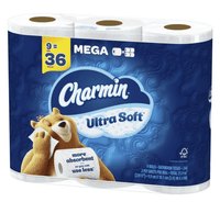 Charmin Ultra Soft Toilet Paper, 9 Mega Rolls EasyOptionXY LLC