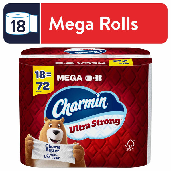 Charmin Ultra Strong Toilet Paper, 18 Mega Roll EasyOptionXY LLC