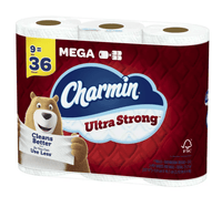 Charmin Ultra Strong Toilet Paper, 9 Mega Roll EasyOptionXY LLC
