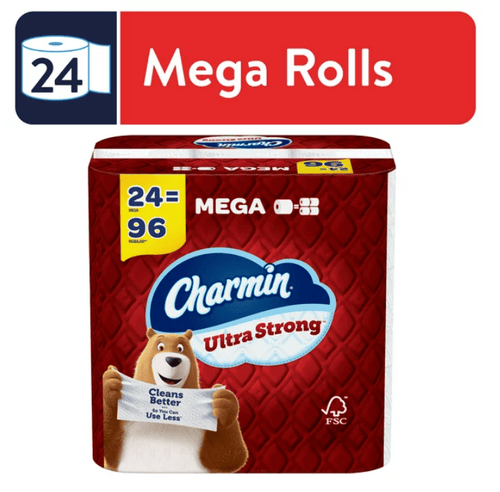 Charmin Ultra Strong Toilet Paper, 24 Mega Roll EasyOptionXY LLC