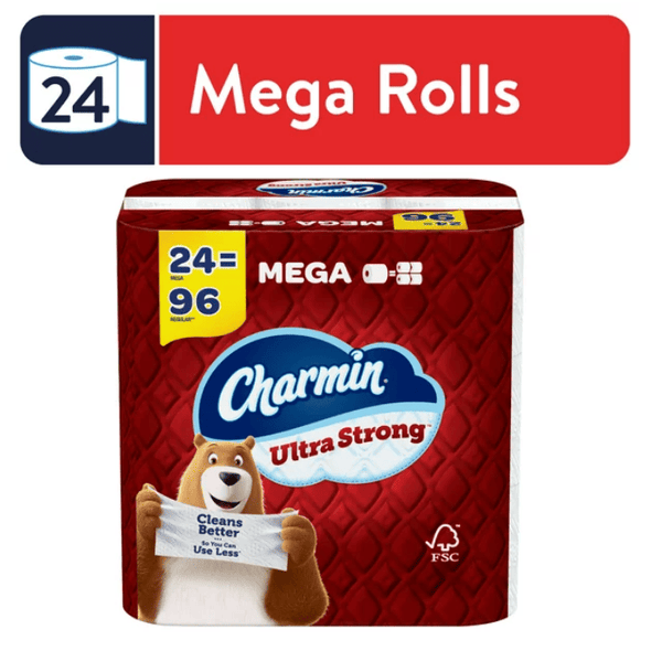 Charmin Ultra Strong Toilet Paper, 24 Mega Roll EasyOptionXY LLC
