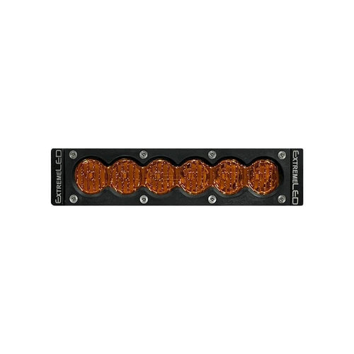 ExtremeLED 6" X6S Slim Amber 30W Flood LED Light Bar OffRoadUSA.com