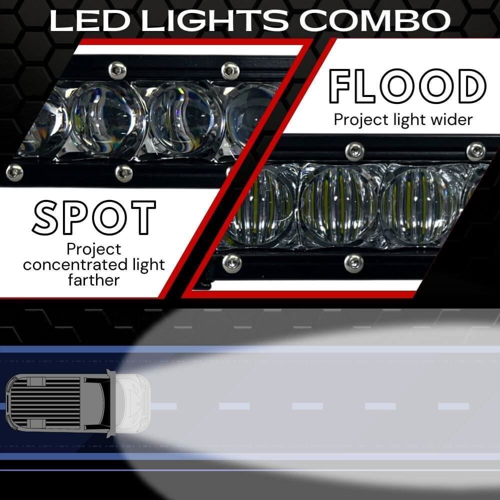 ExtremeLED 50" Curved Extreme Single Row 250W Combo Beam LED Light Bar