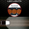 ExtremeLED 6" X6S Slim Amber 30W Flood LED Light Bar OffRoadUSA.com