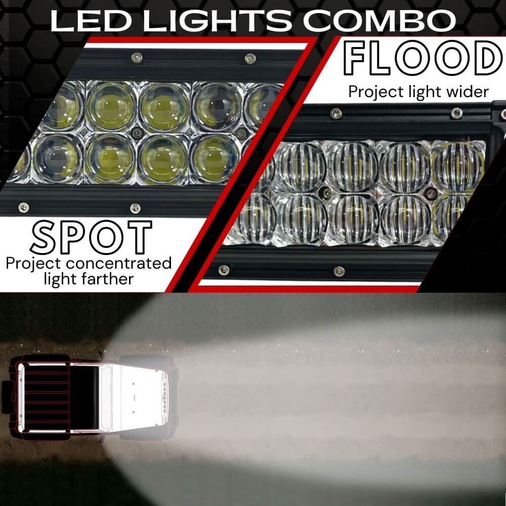 ExtremeLED 52" Curved Extreme Series Dual Row 500W Combo Beam LED Light Bar