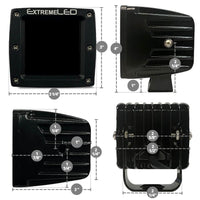 ExtremeLED Stealth Spot and Flood Extreme Series 3" Light Pod OffRoadUSA.com