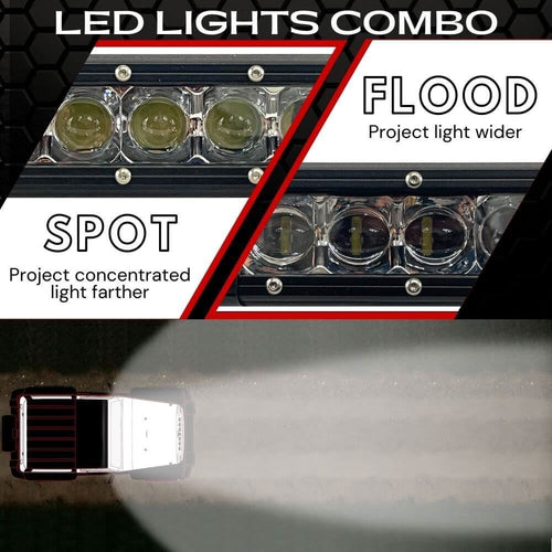 ExtremeLED Extreme Series Single Row Combo RGB Light Bar OffRoadUSA.com