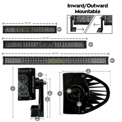 ExtremeLED Extreme Series Dual Row Combo RGB Light Bar OffRoadUSA.com