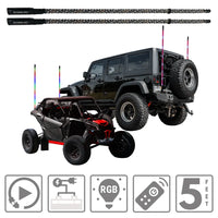 ExtremeLED Extreme LED RGB Whip/Flag Lights OffRoadUSA.com