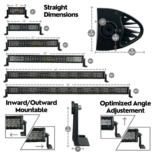 ExtremeLED Extreme Series Dual Row Combo Beam LED Light Bars