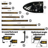 ExtremeLED 50" All Amber LED Light Bar - 250W Single Row Combo Beam OffRoadUSA.com